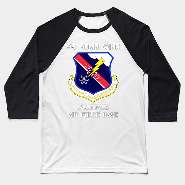 99th Bomb Wing Baseball T-Shirt by APS58